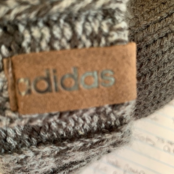 Adidas climawarm fleece lined pom pom hat ski snowboarding - Picture 2 of 7